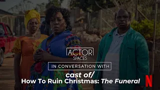 Actor Spaces | In conversation with the cast of How To Ruin Christmas |   Motlatsi and Saint