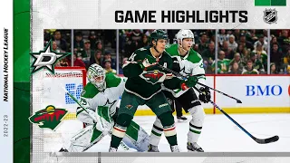 Stars @ Wild 2/17 | NHL Highlights 2023