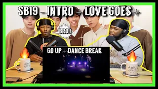 SB19 - Intro + Love Goes + Go Up + Dance Break | YouTube FanFest Stage|Brothers Reaction!!!