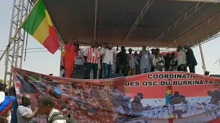 Burkina Faso: demonstration of support for Captain Traoré