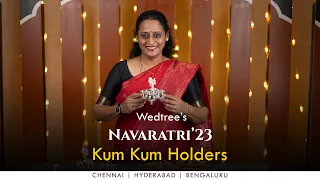 Kumkum Holders | Navaratri Special | Wedtree | 24 September 2023