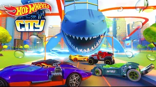 ZMASOWANY ATAK NA HOT WHEELS CITY! 🦂🦍🐲 | Animowany odcinek dla dzieci! | Hot Wheels City |