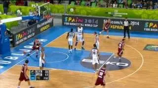 Dunk of the Game K. Berzins FRA-LAT EuroBasket 2013