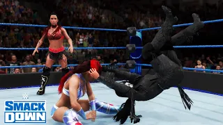 WWE 2K20 SMACKDOWN ZELINA VEGA & CARMELLA VS XIA LI & MEI YING