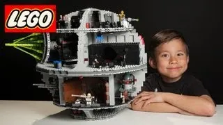 7-Year-Old Builds LEGO DEATH STAR in 3 minutes! - Time-lapse Build of LEGO Star Wars Set 10188