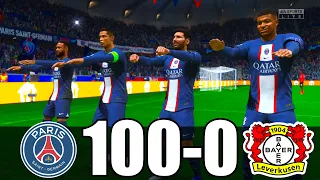 FIFA 23 | RONALDO, MESSI, MBAPPE, NEYMAR, ALLSTARS | PSG 100 - 0 LEVERKUSEN | UCL FINAL