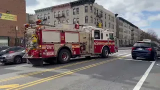 **BRAND NEW 2023 FDNY ENGINE 234** RESPONDING FROM QUARTERS ON ST. JOHN’S PLACE IN BROOKLYN, NYC.