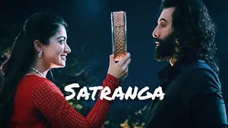 Staranga ( lyrics video) Ranbir Kapoor || Rashmika Mandhana || Arijit singh ( @tseries )