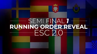 ESC 2.0 | 1st SEMI FINAL - RUNNING ORDER REVEALED | EUROVISION 2023 NATIONAL SELECTIONS SEASONS