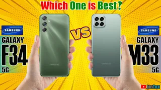 WOOOW AMAZING!!! DECODING THE SUPERIORITY! SAMSUNG GALAXY F34 5G VS SAMSUNG GALAXY M33 5G