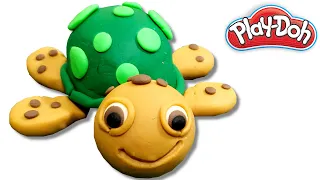 Playdoh Sea Turtle | How to make a Play-doh Turtle (or Tortoise)