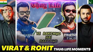 Rohit Sharma & Virat Kohli Thug Life Reaction | Savage Moments of Virat & Rohit | The Reactors