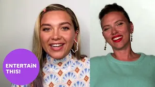 Scarlett Johansson, Florence Pugh talk 'Black Widow,' working together, more (FULL) | Entertain This