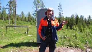 Exploding toilet (porta potty) with Swedish dynamite