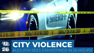 Violence leaves mark on Augusta with 3 shooting in 24 hours