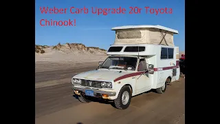 Weber 32/36 Carb install on 1977 Toyota Chinook Instructions
