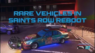 Few Rarity Vehicles In Saints Row Reboot