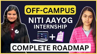 How she cracked NITI Aayog Internship | How to apply For NITI Aayog Internship | Complete Roadmap