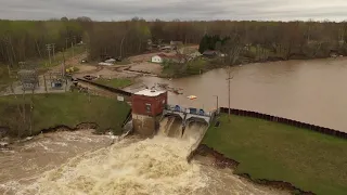 Smallwood Lake Dam Overflows After Edenville Dam Failure