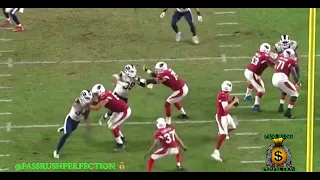 Los Angeles Rams Aaron Donald pass rush - stutter, club, rip, finish