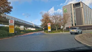 Manchester Airport Terminal 2 drop off with Sat Nav Instructions | 4K