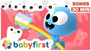 Back to School w Brushing Your Teeth Song | Morning Routine & Nursery Rhymes | Baby First TV Songs