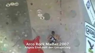 Angela Eiter winning the Arco Rock Master 2007