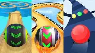 Going balls, Sky Rolling Ball 3D, Color Road All Levels Gameplay