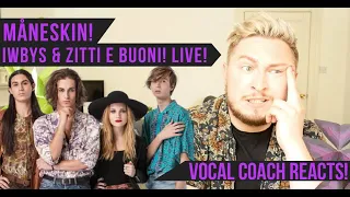 Vocal Coach Reacts! Måneskin! I Wanna Be Your Slave & Zitti E Buoni! Live!