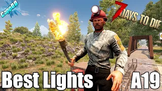 7 Days To Die - Best Light Source - How Well Do They Work? (Alpha 19)