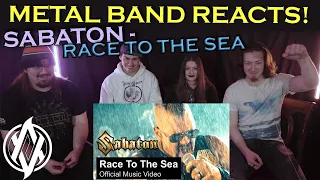 Sabaton - Race to the Sea REACTION | Metal Band Reacts!