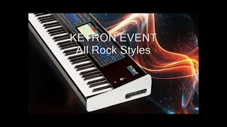 KETRON EVENT 🎹 Real Audio Style Demo 🎵 All Rock Styles 🎼 #ketronevent #ketron #audiostyle #eventx