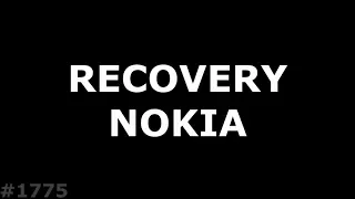 Nokia не заходит в Recovery. Hard Reset Nokia 2.1