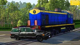 Train Accidents #4 - BeamNG Drive