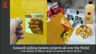 How to use Gold Leaf -  Gilding with the Instacoll system - Tutorial