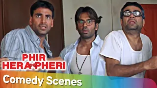 Phir Hera Pheri | Akshay Kumar - Paresh Rawal - Rajpal Yadav - Johny Lever | Best of Comedy Scenes