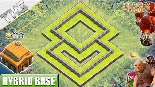 New BEST Town Hall 3 (TH3) Base with Town Hall inside the wall - Clash of Clans ( 720 X 1280 60fps )