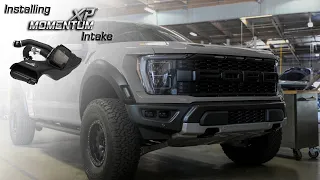 aFe POWER Momentum XP Intake install on a 2021-22 Ford Raptor V6-3.5L (tt)