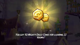 MEBC (Mighty Eagle Bootcamp) with 3 Bonus Birds, 11 rm - No Red,Blues,Chuck,Silver - Angry Birds 2