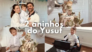 preparando uma surpresa para o nosso bebê! 2 aninhos do Yusuf, presentes, festinha