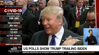 US polls show Trump trailing Biden