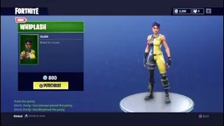 Fortnite-New Skin *WHIPLASH* and a glider