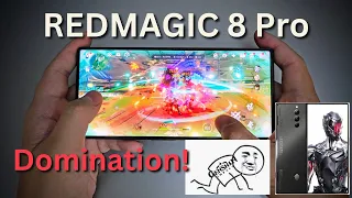 The Craziest Gaming Phone WITH A FAN! See How REDMAGIC 8 Pro Dominates Genshin Impact