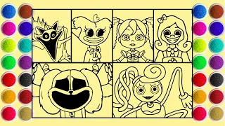 Draw and Coloring All Bosses of Poppy Playtime Chapter 3 #part1