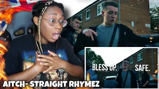 AMERICANS FIRST TIME REACTING TO UK RAPPER AITCH- "STRAIGHT RHYMES 1"| Favour