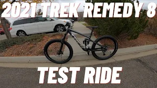 2021 Trek Remedy 8 Test Ride!