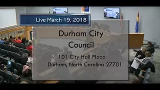 Durham City Council Mar 19, 2018