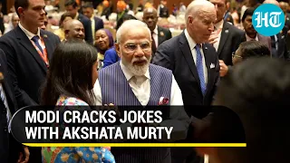 Sunak's wife Akshata Murty Cracks Jokes With PM; Modi-Meloni Chemistry In Top Gear | G20 Gala