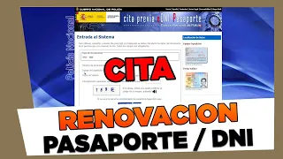 Como solicitar Cita Para Renovar DNI o PASAPORTE Español 2023