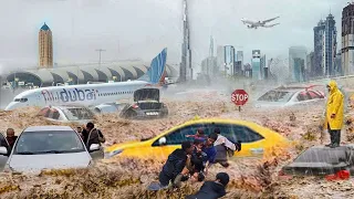 Disaster in Dubai UAE Again! Deadly floods in Dubai, 80% of the city is flooded, world is shocked!